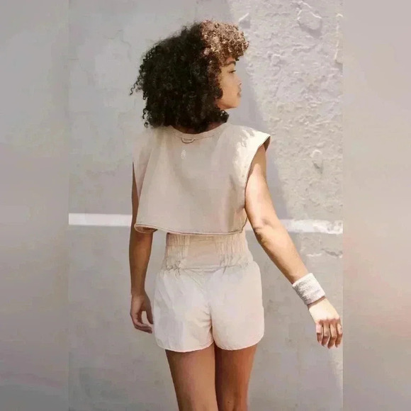 Free People Movement Way Home Shorts Tan Size XS Women's - Picture 4 of 11